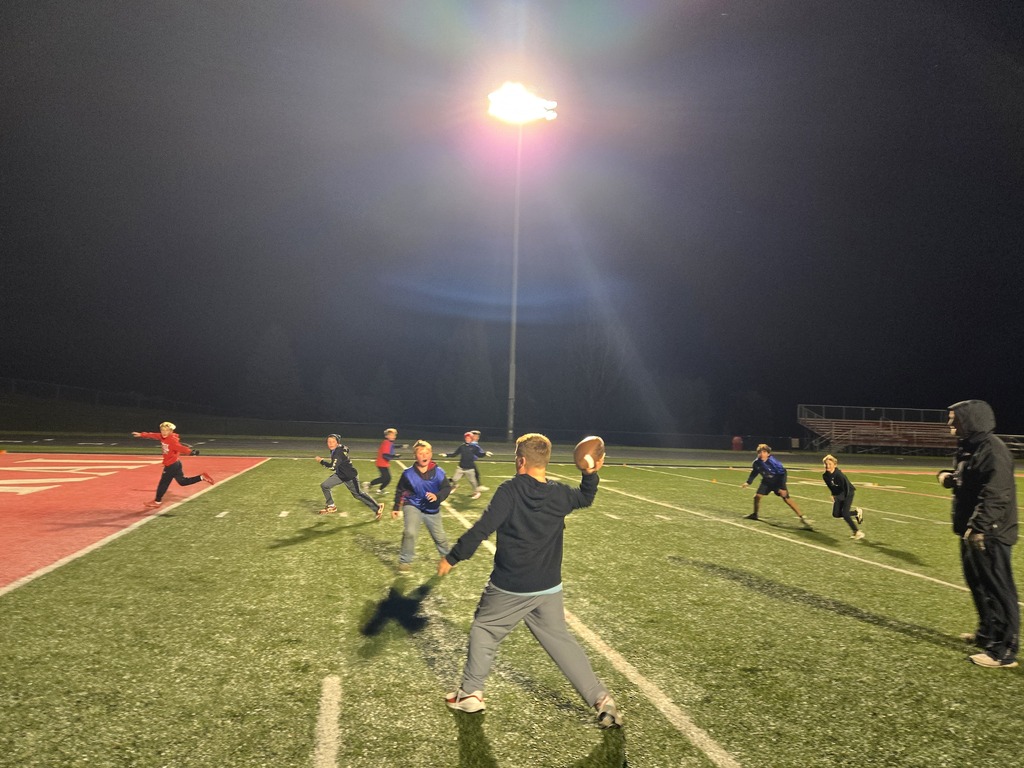 kids playing football