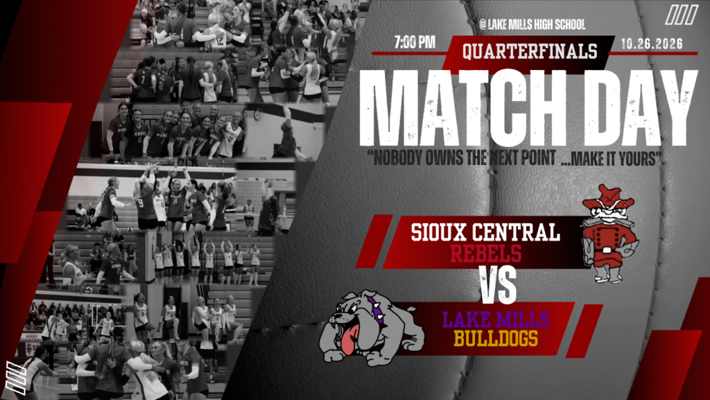game day flyer for volleyball