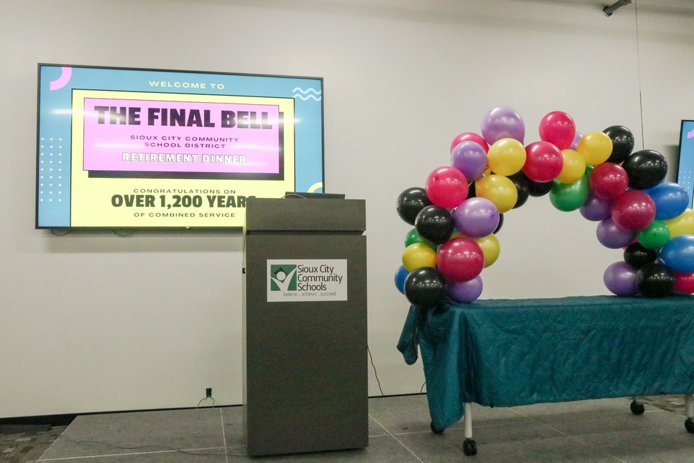 Retirement Dinner Podium