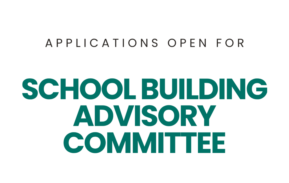 Applications Being Accepted for School Building Advisory Committee