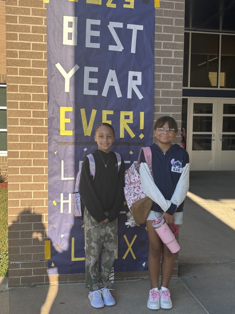 2 students on the first day of school