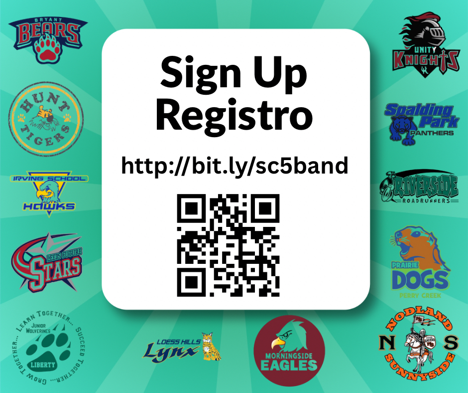 Be a part of the Sioux City Schools 5th Grade Band Program