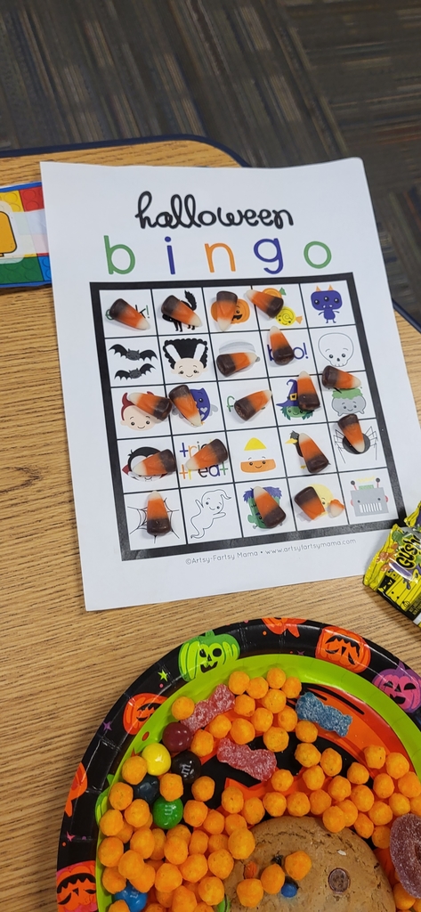 Students enjoying their classroom parties.