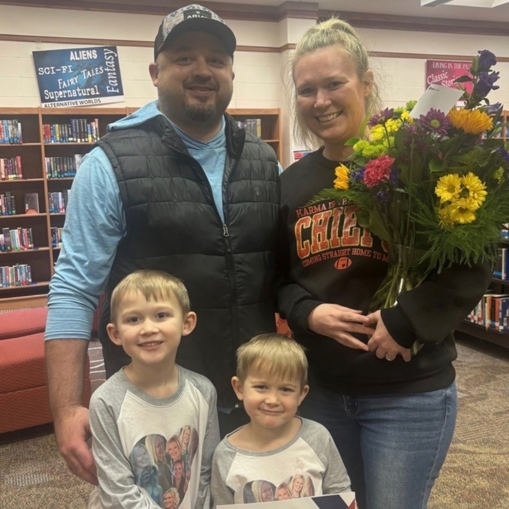 Molly Boatman NHS Teacher of the Year and Family