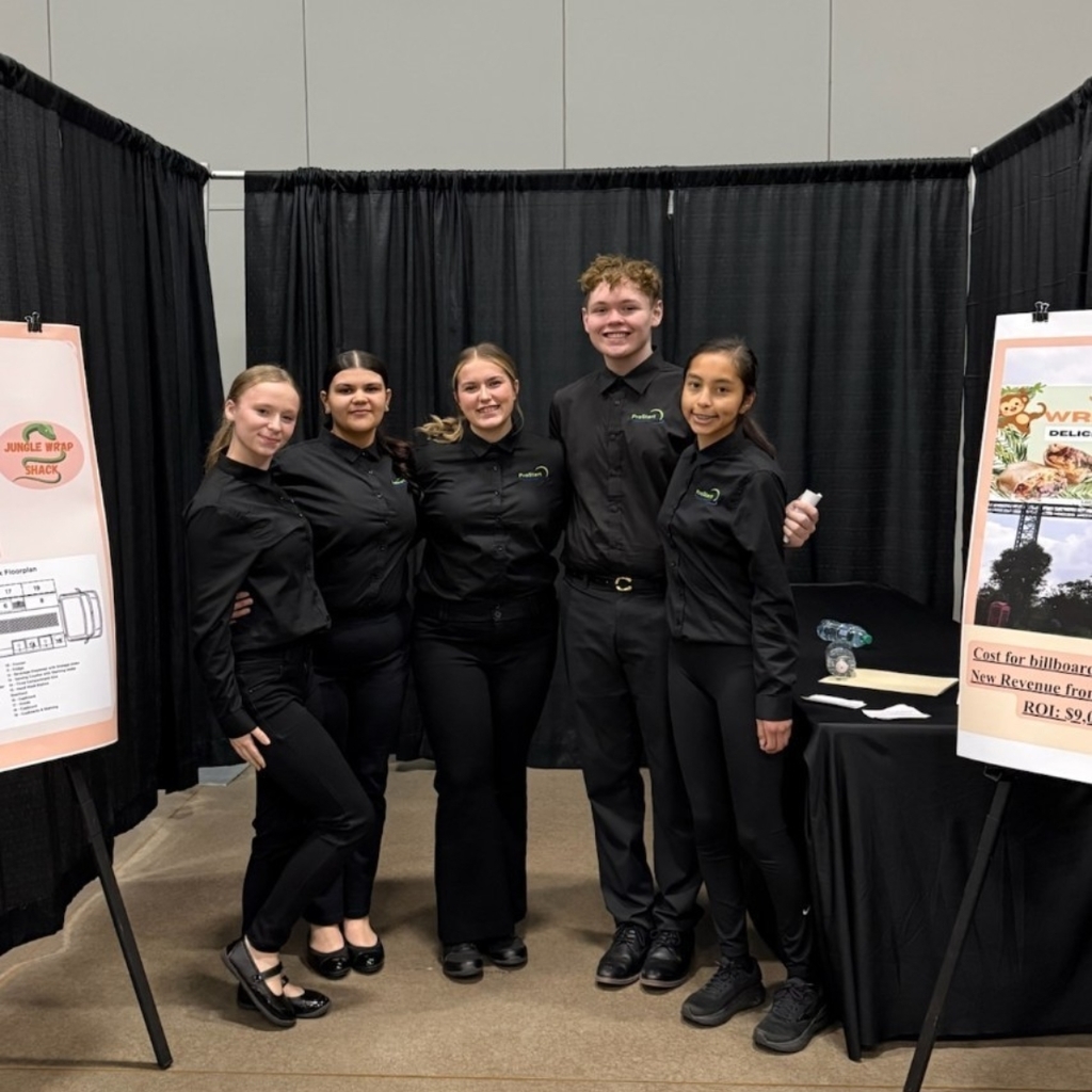 Hannah Hoffman, Amia Lopez, Legend Campbell, Teagan Lytton, and Jackie Garcia