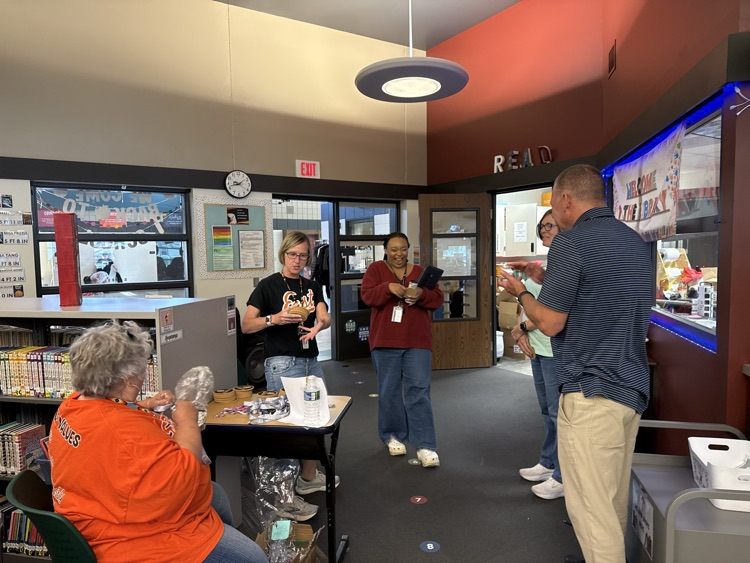 powering up with staff to stay energized