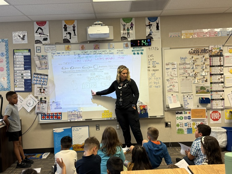 Sharing our math brain thinking during daily BFF (Building Fact Fluency) practice
