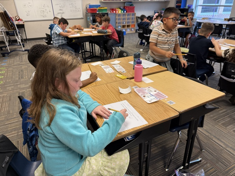 Sharing our math brain thinking during daily BFF (Building Fact Fluency) practice
