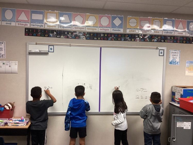 math vertical white board spaces.