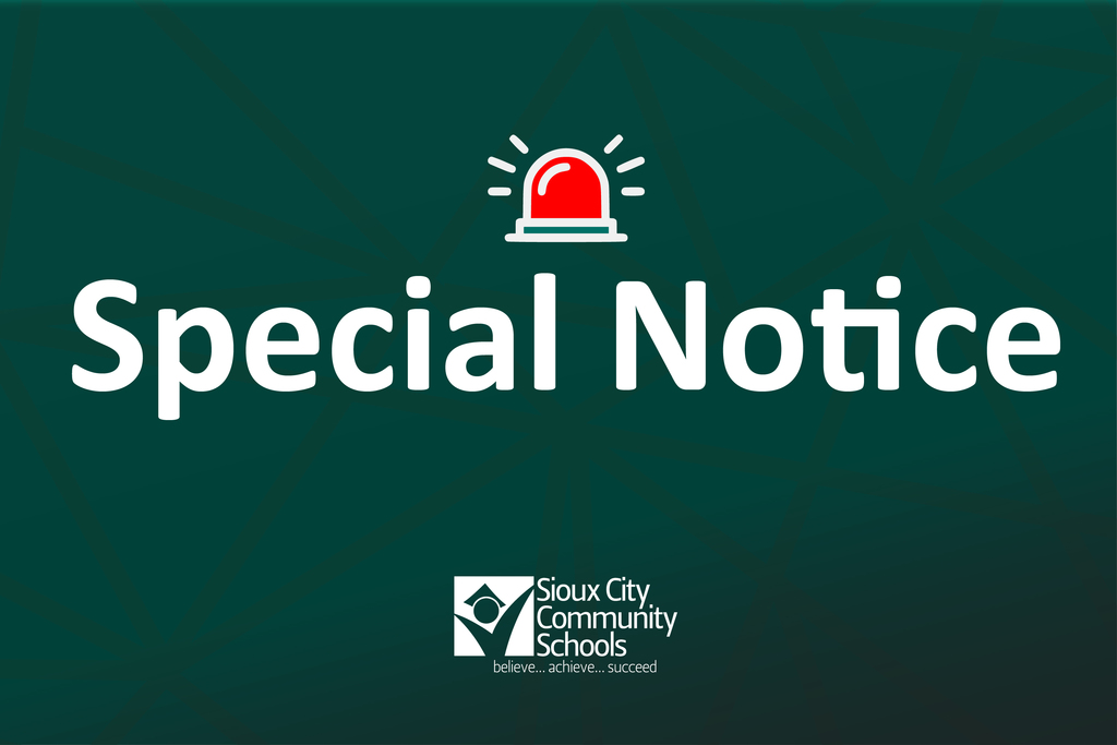 Special Notice