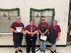 Nodland Food Service Team Beth, Lisa, Desyeray, and Crystal