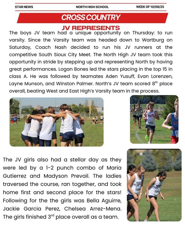 Cross Country Update