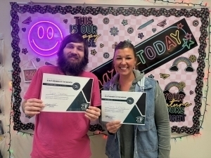 Tyler Thomas and Jana Ludwig