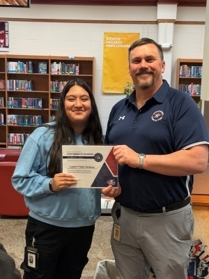 Leslie Prieto Velasco poses with Brant Bemus