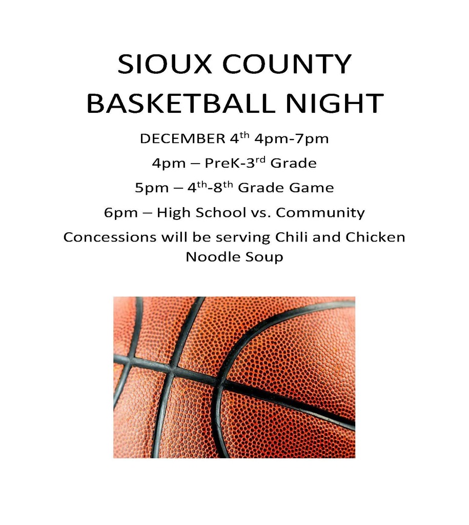 Sioux County Basketball Night