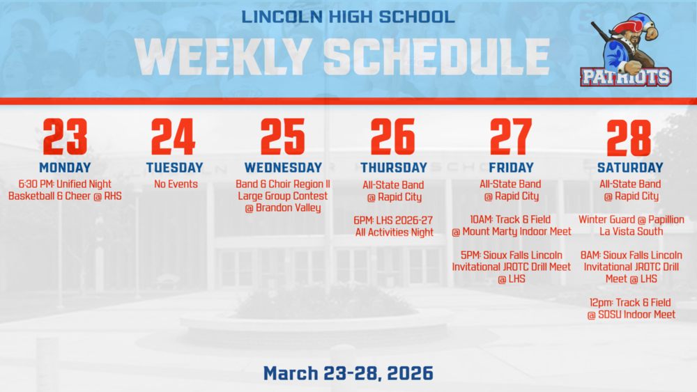 LHS Activities Calendar