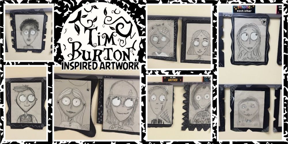Tim Burton inspired Artwork