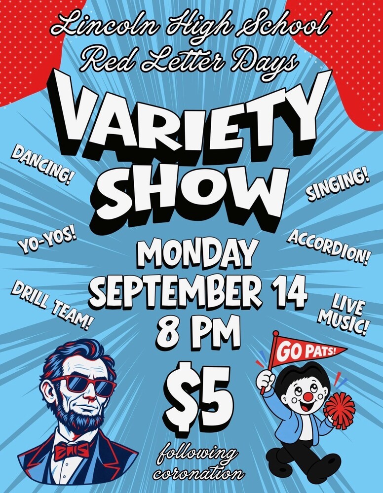 Homecoming Variety Show Poster