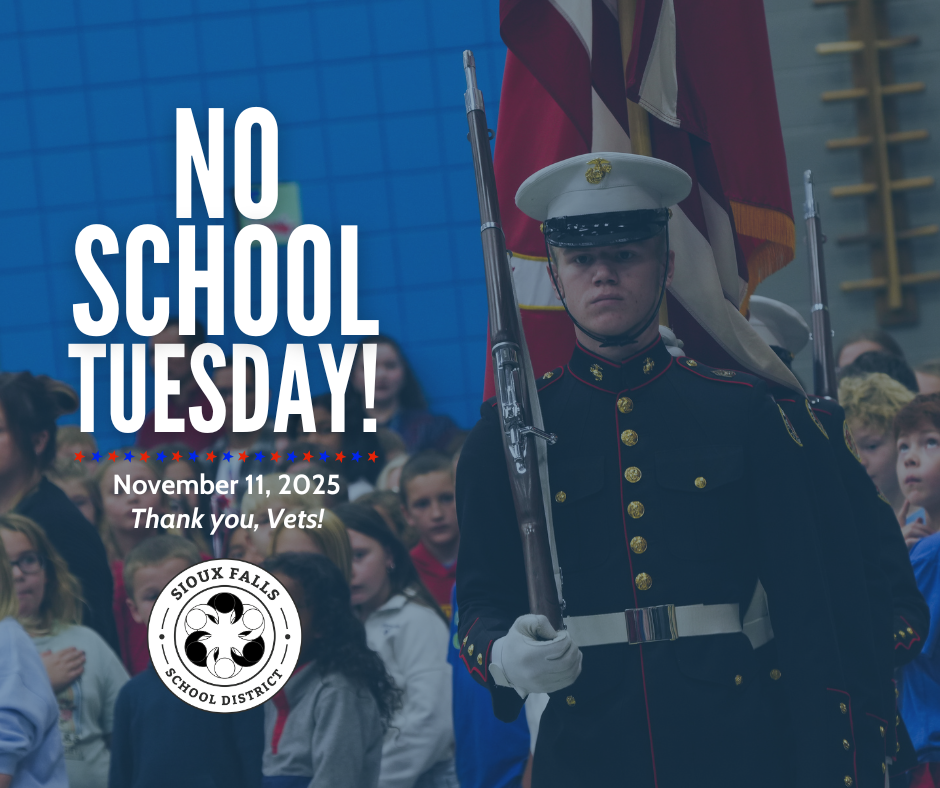 JROTC student presents the American Flag