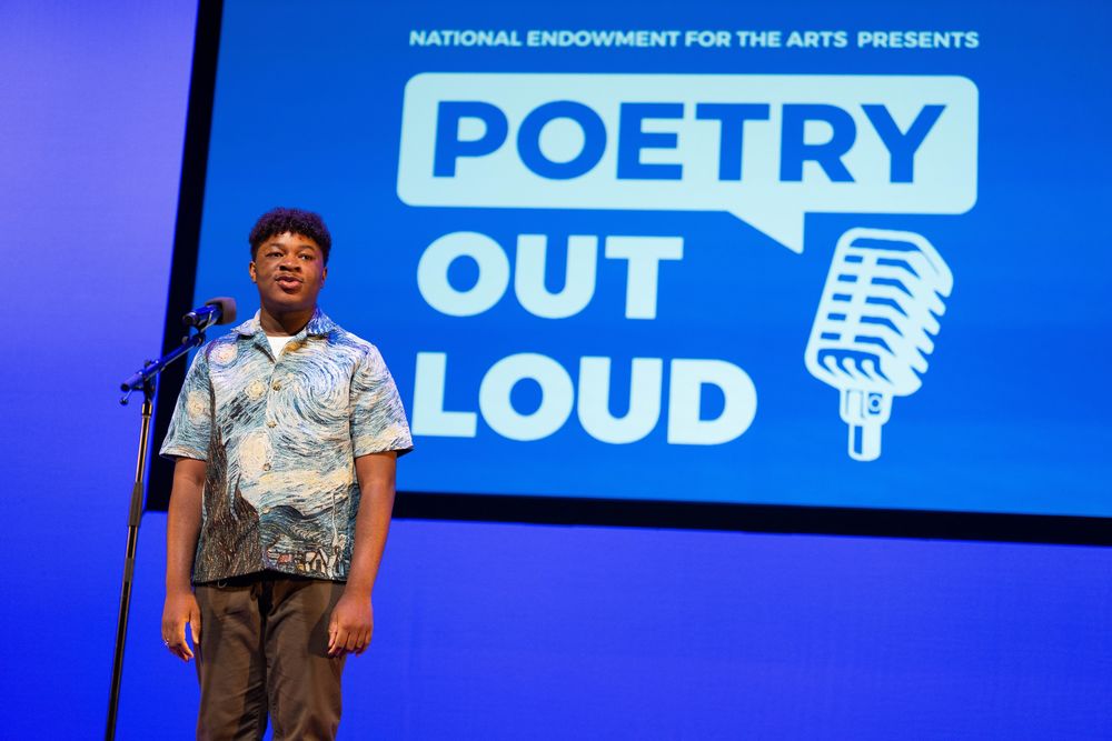 WHS Senior Damien Deen proudly and confidently stands on the National Poetry Out Loud stage, earning his runner-up status against some of the greatest poets across the country.
