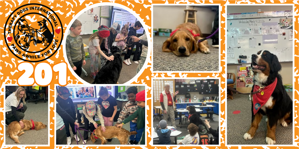 Therapy Dogs International Visit Harvey Dunn