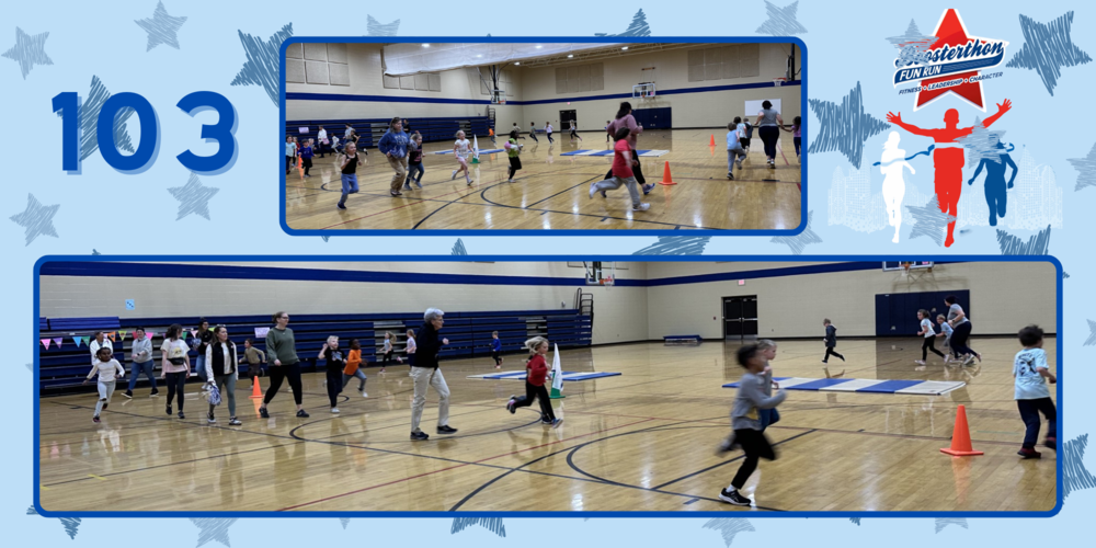 Room 103 raced, the Fun Run’s glee, Raised smiles and funds, as quick as can be! Thank you for donating to our school!