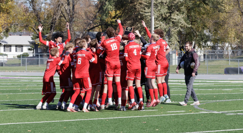 Boys Soccer Celebration