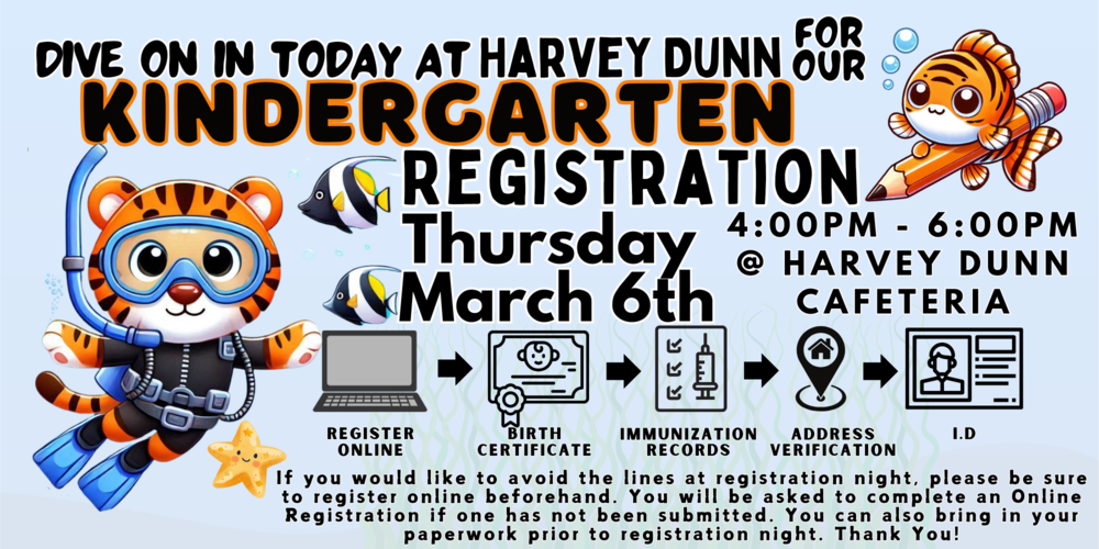 Dive on in today for our Kindergarten Registration.