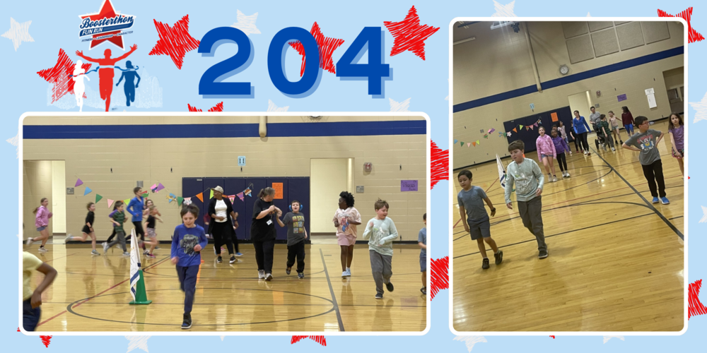 Room 204 ran, with smiles so wide, Second grade stars, they filled us with pride! Thank You for donating to our school.