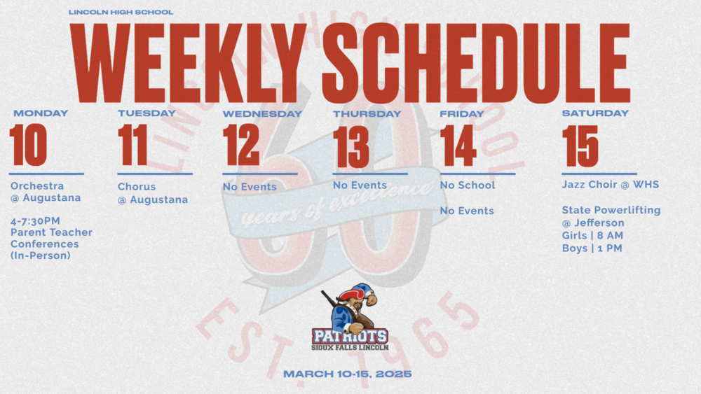 Activities Calendar