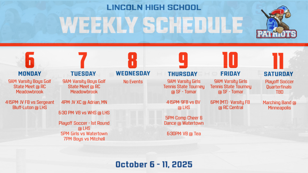 Activities Calendar