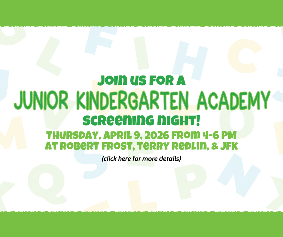 Green Junior Kindergarten Academy Screening Night Invite