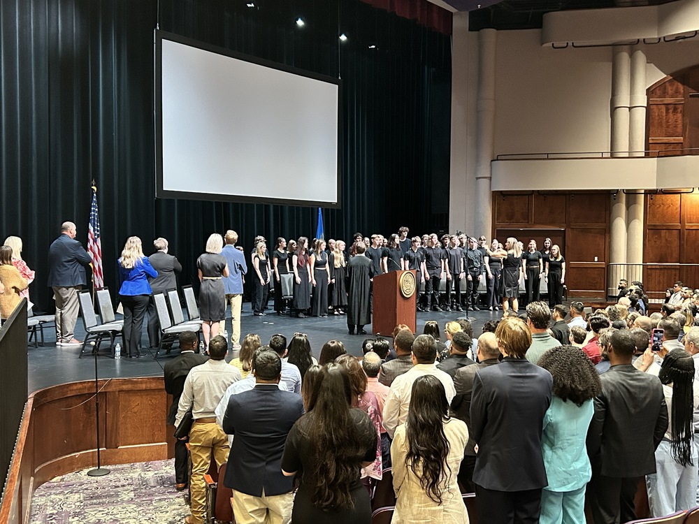 LHS Chorus Performing at Naturalization Ceremony