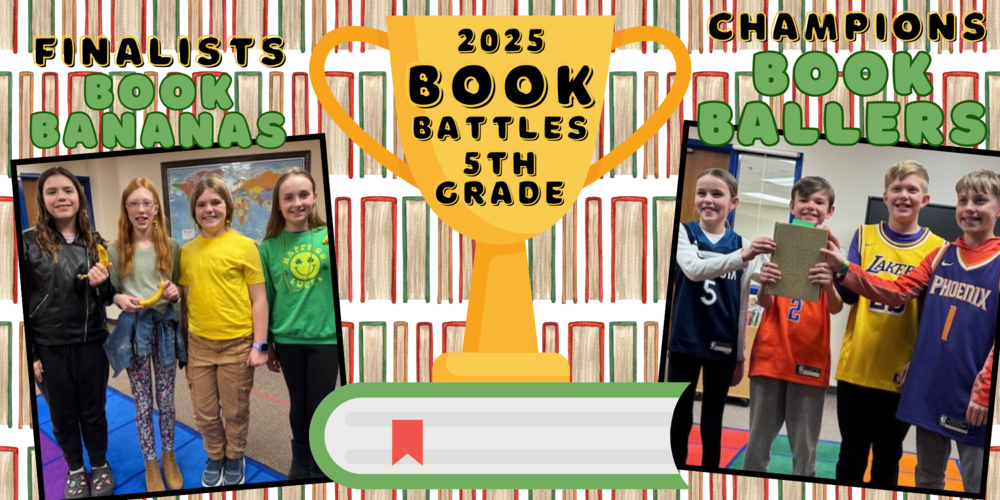 5th Grade Book Battles Finalists and Champions