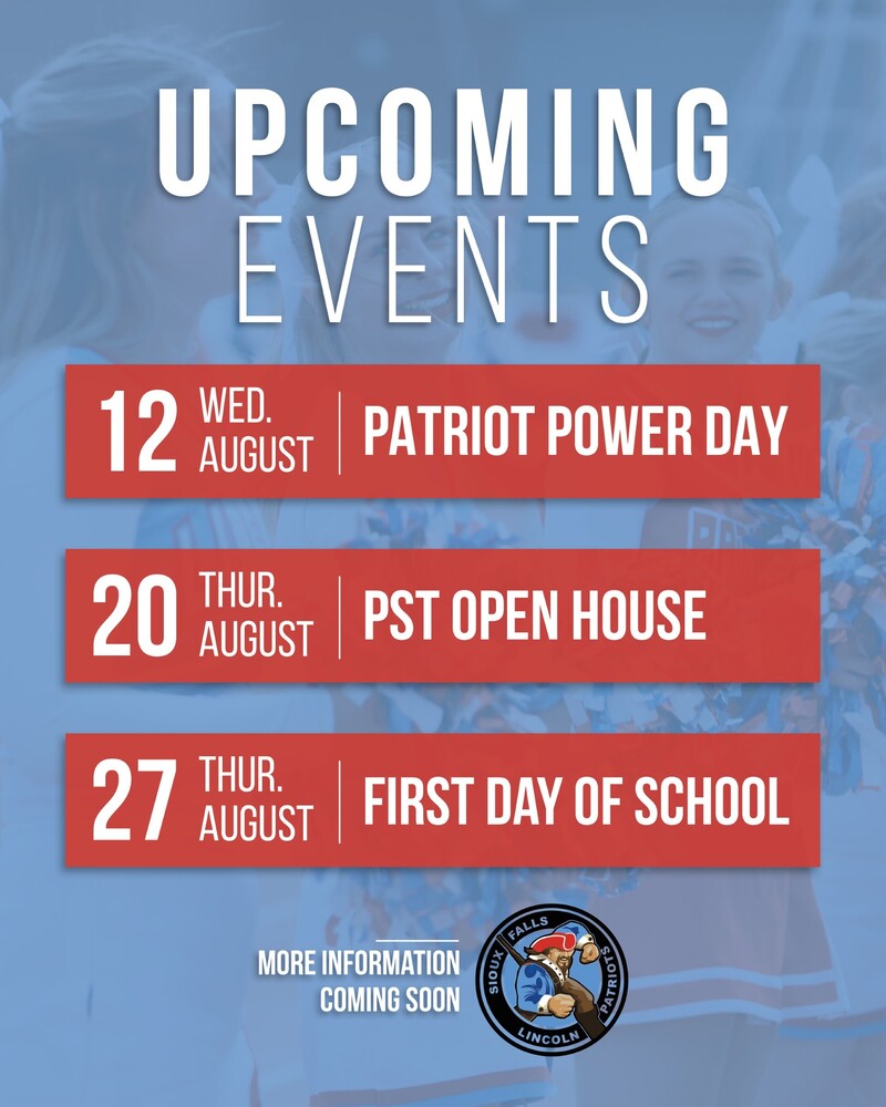 Upcoming Events Graphic