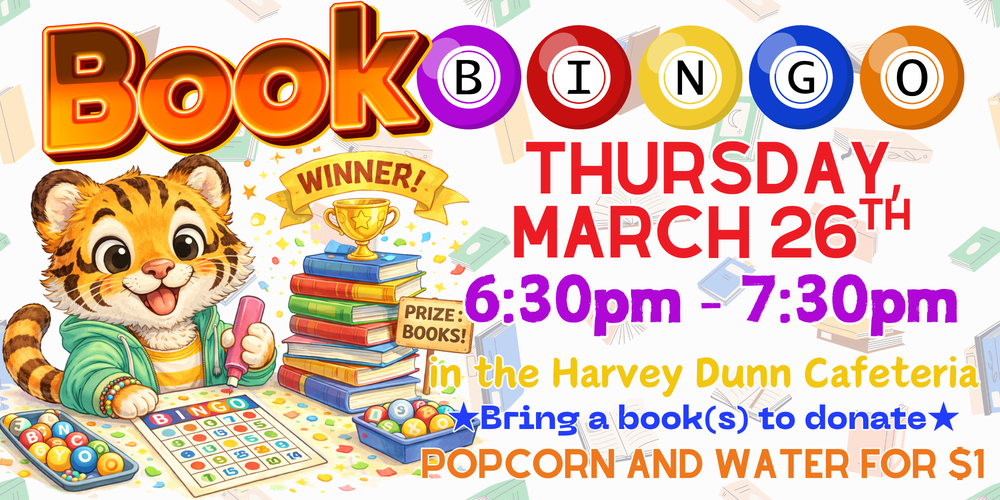 BOOK BINGO this Thursday!