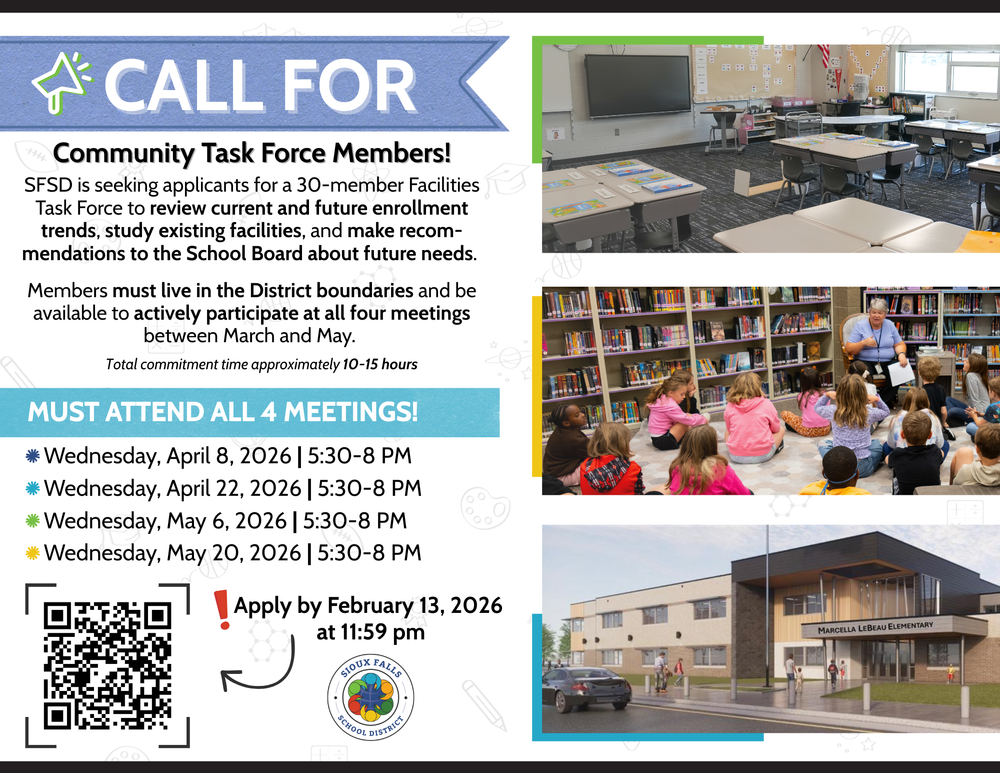 Call for Community Task Force Members for Facilities