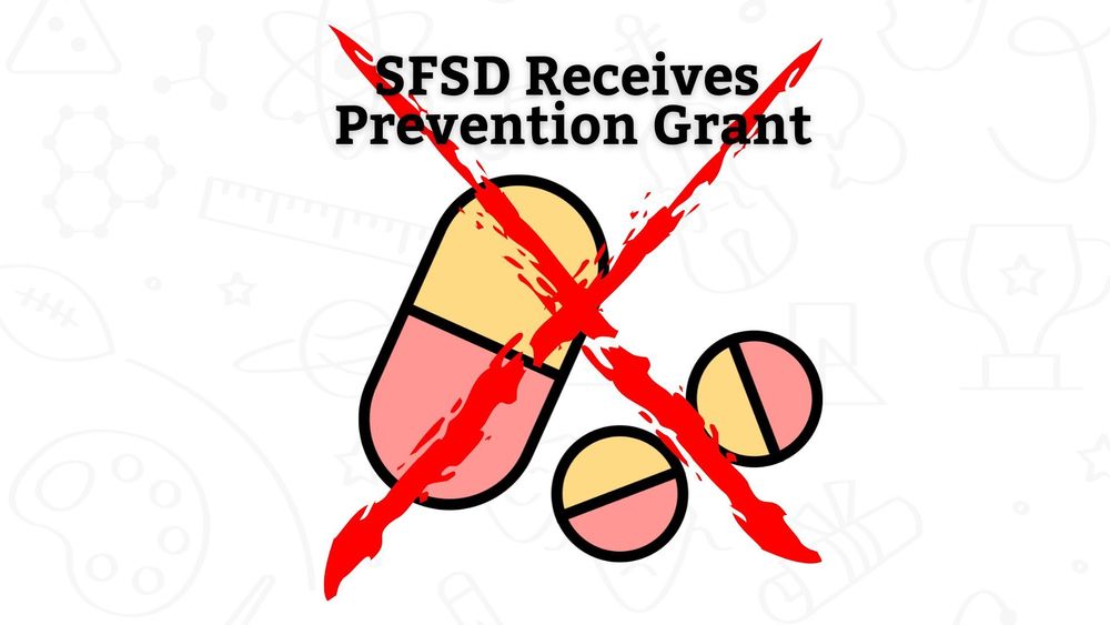 Pills with X over the top to show drug prevention