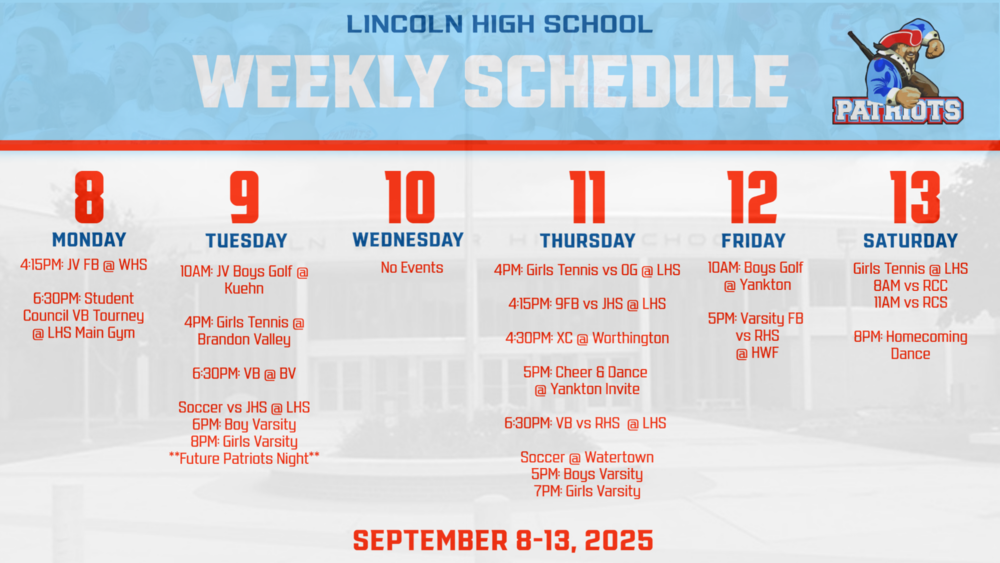 Activities Calendar