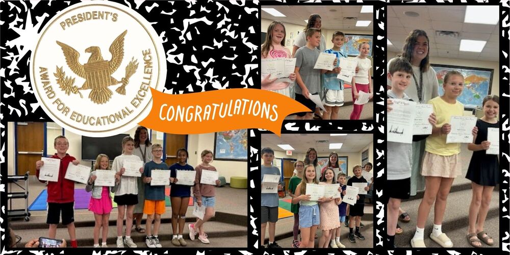 Congrats to our recipients who received the President's Award for Educational Excellence.