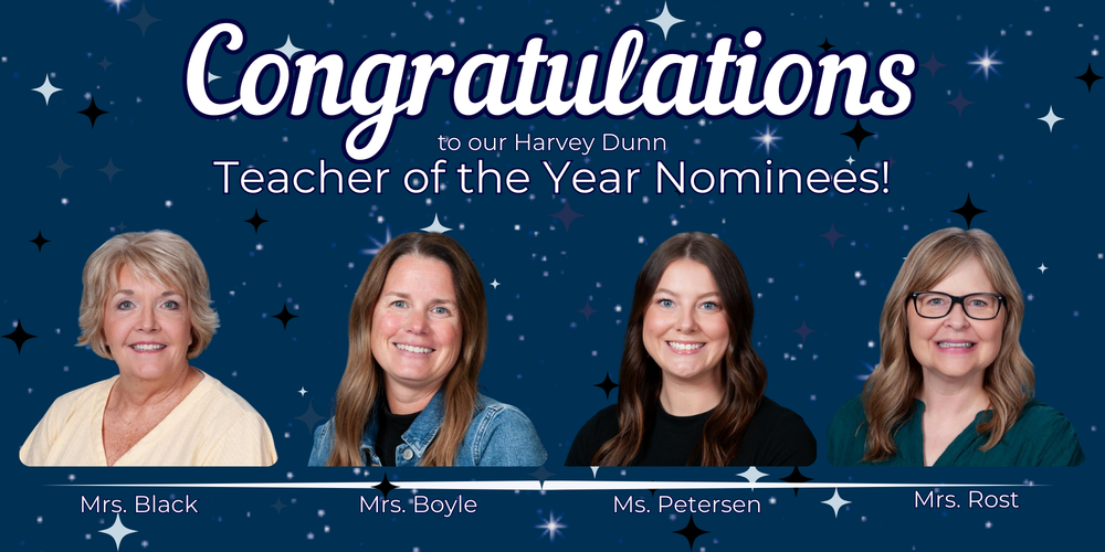 Congratulations again to our Teacher of the Year Nominees!