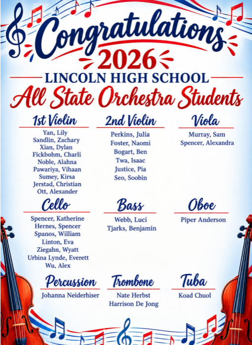 All State Orchestra Poster