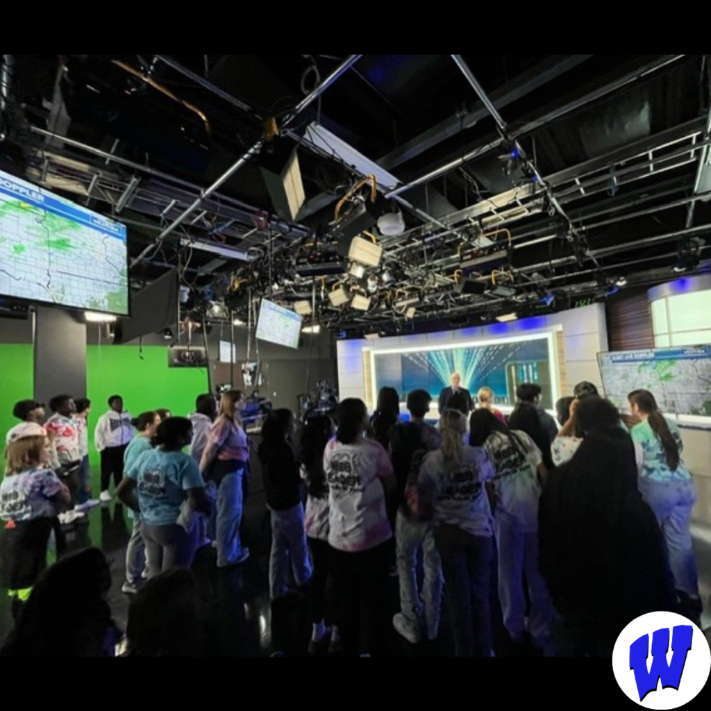 WEB Leaders field trip to City Hall and Dakota News Now