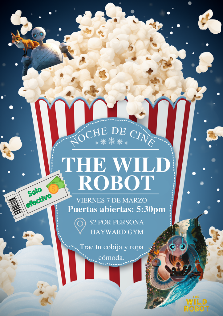 Hayward Family Movie Night on Friday, March 7th