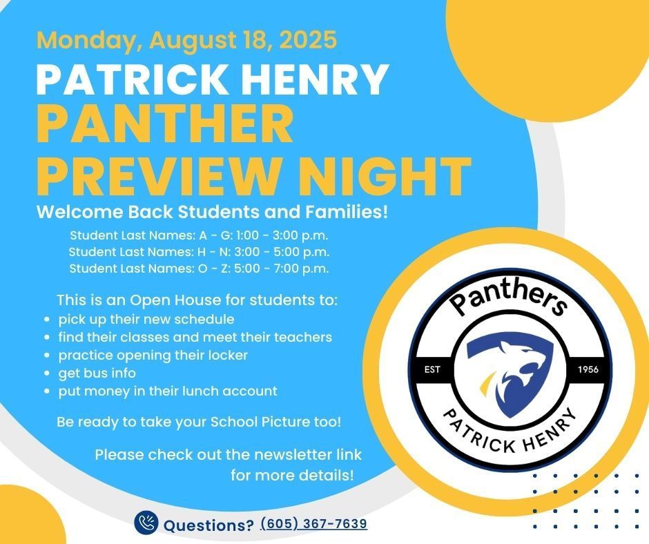 Panther Preview Night