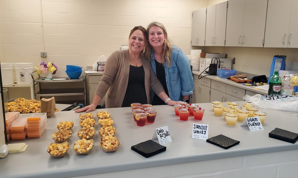 snacks and mocktails