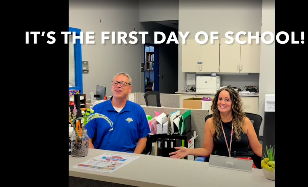 Video welcoming Whittier Middle School back to school