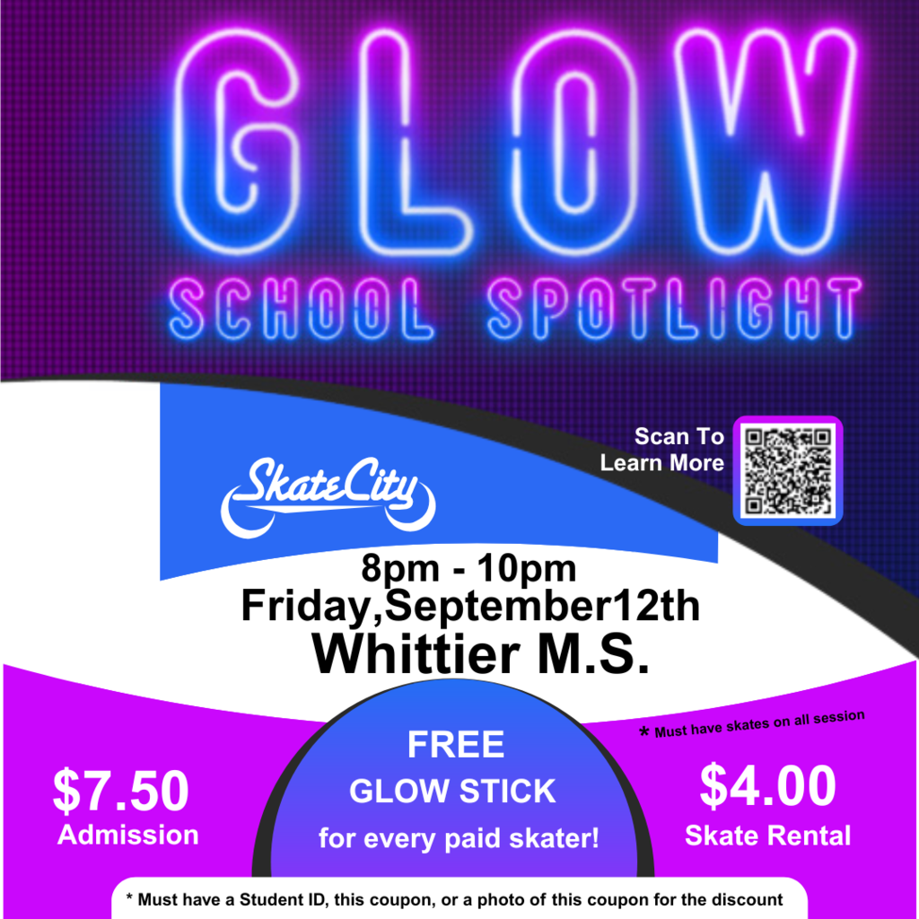 Skate City Coupon - Glow School Spotlight