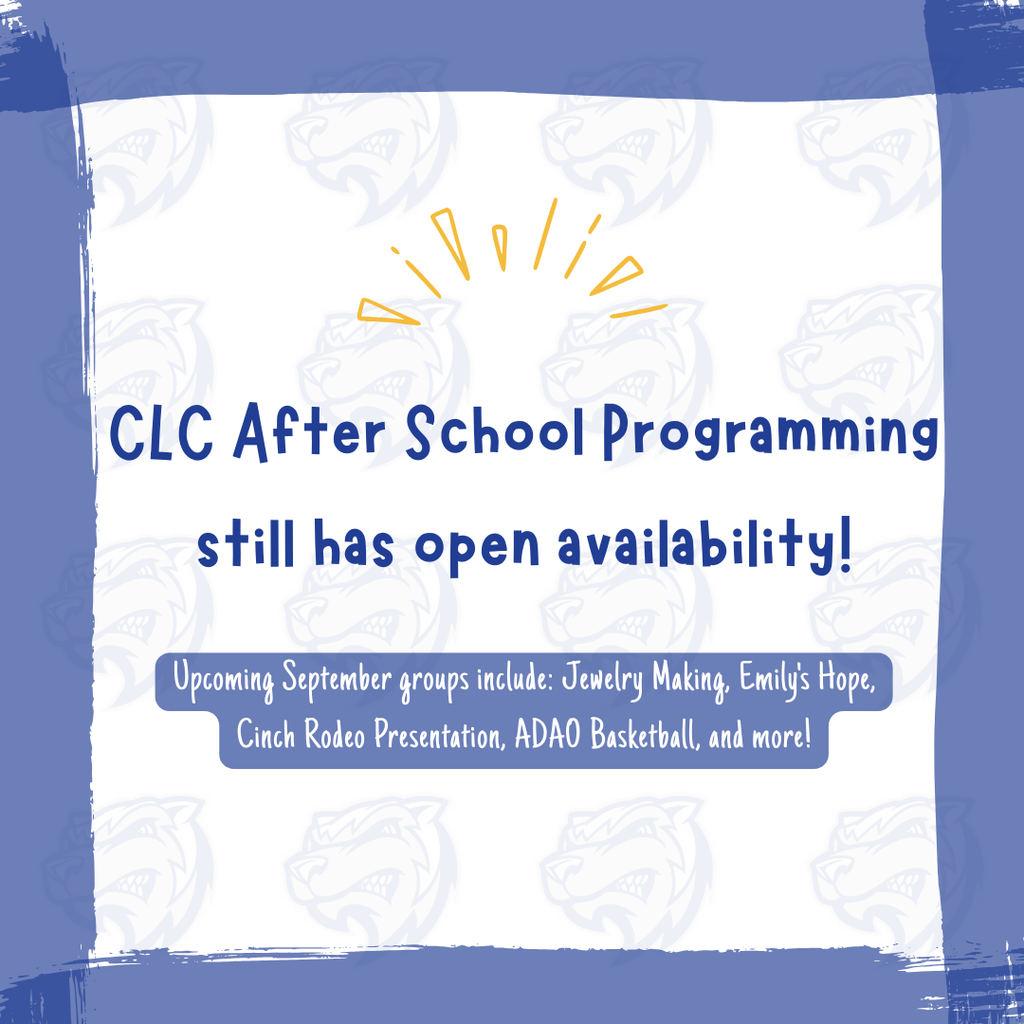 CLC After School Programming is still available for registration