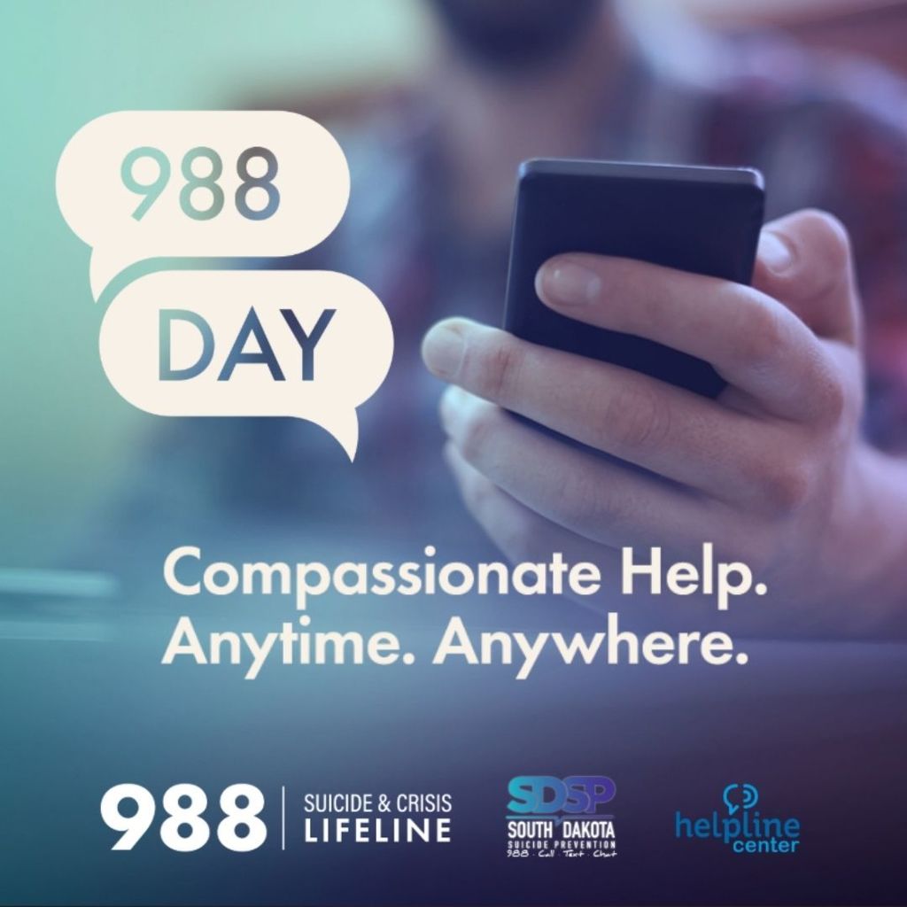 Today is 988 Day - Suicide and Crisis Lifeline